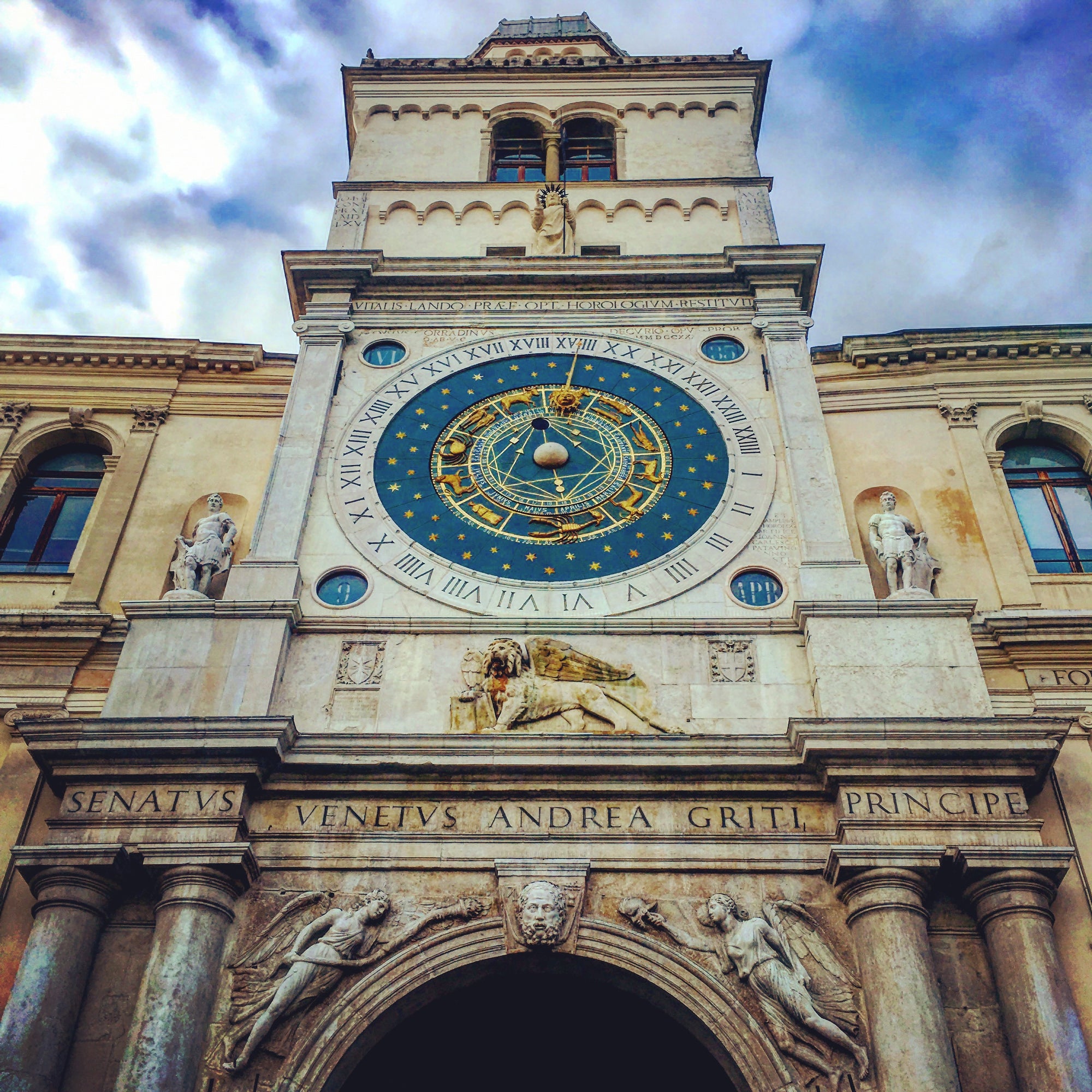 Jacopo Dondi clock tower in Padua.