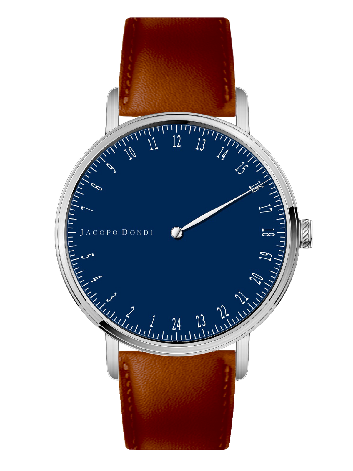 Navy | Brown Leather